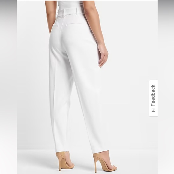 Express Super High Waisted Pleated Pants - Picture 2 of 9